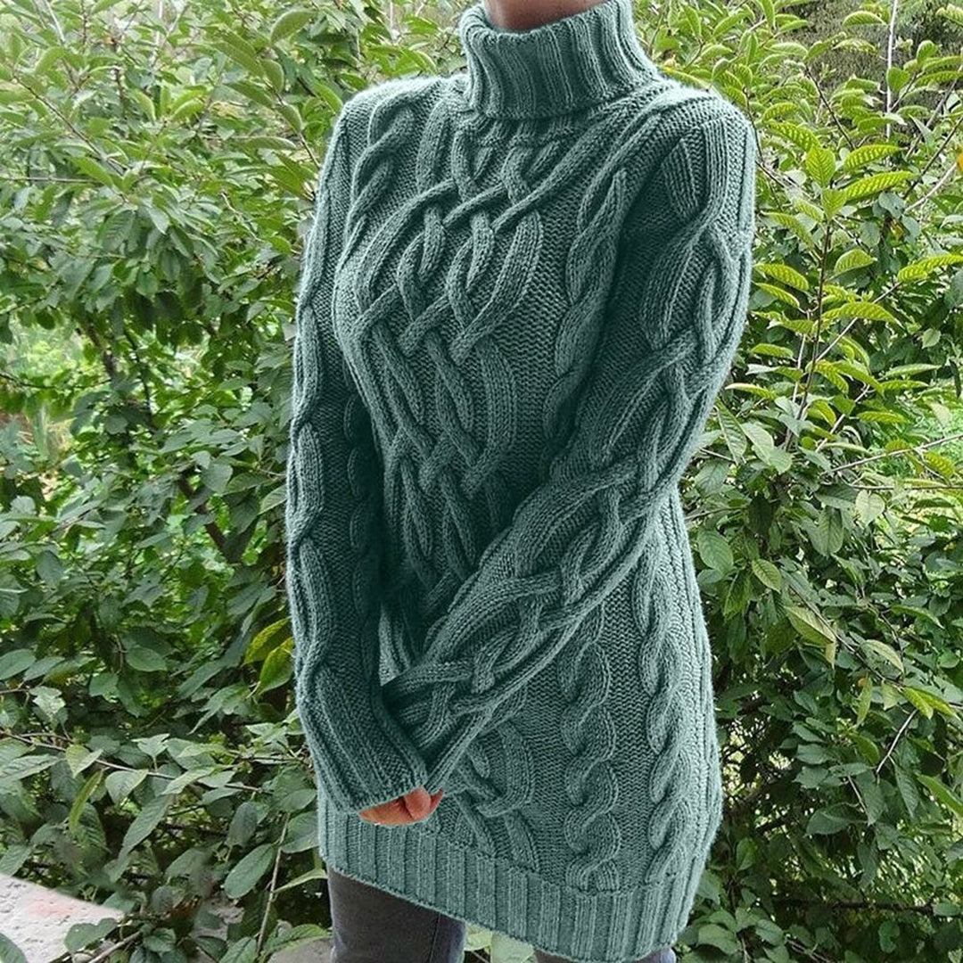 Skyla: Trendiger Damen-Rollkragenpullover im stylischen Design