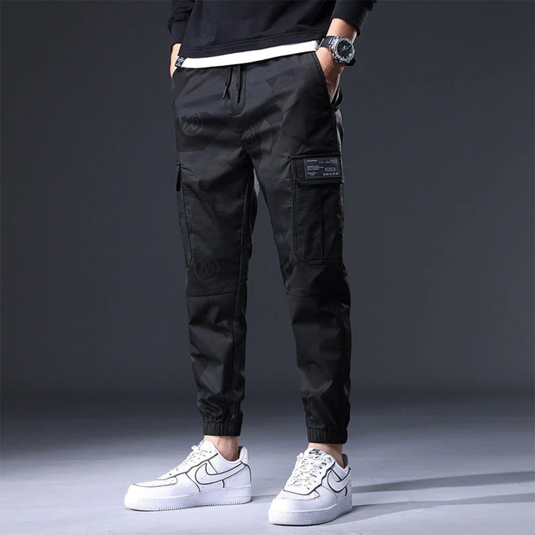Herren Combat Camo Jogginghose mit mehreren Taschen