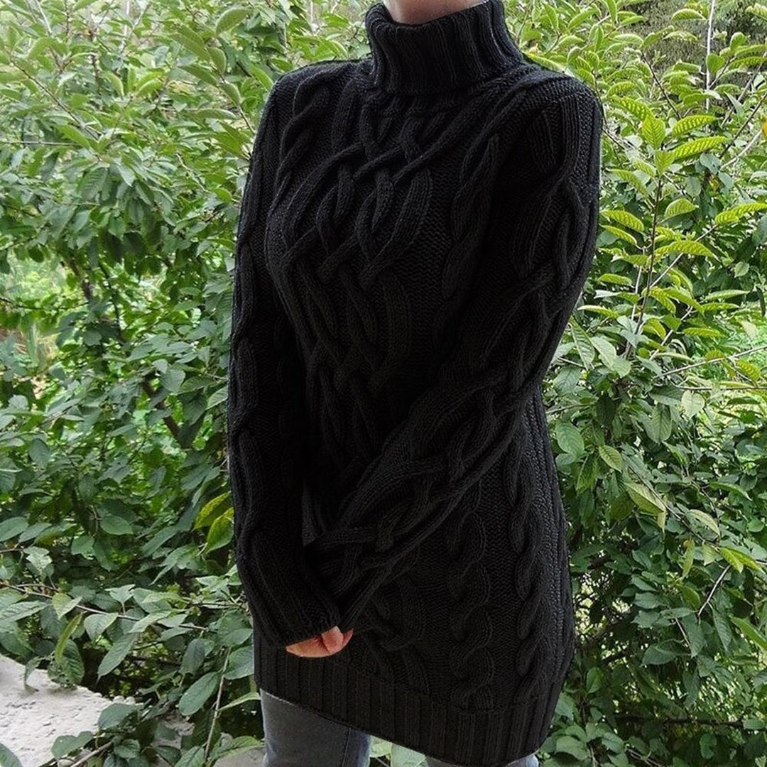 Skyla: Trendiger Damen-Rollkragenpullover im stylischen Design