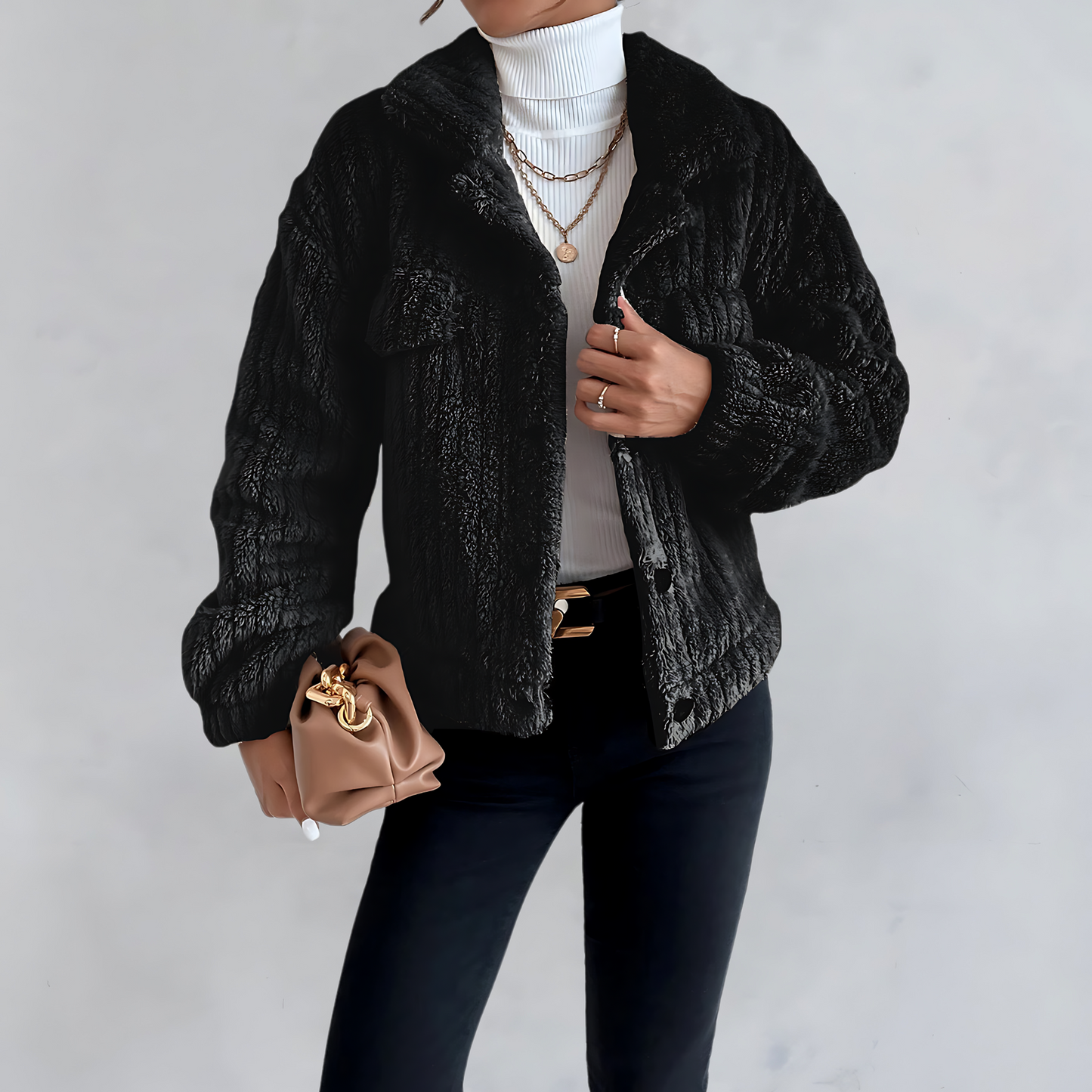 ModeGeist | Teddyjacke Weich und Gemütlich Perfekt für Wintertage