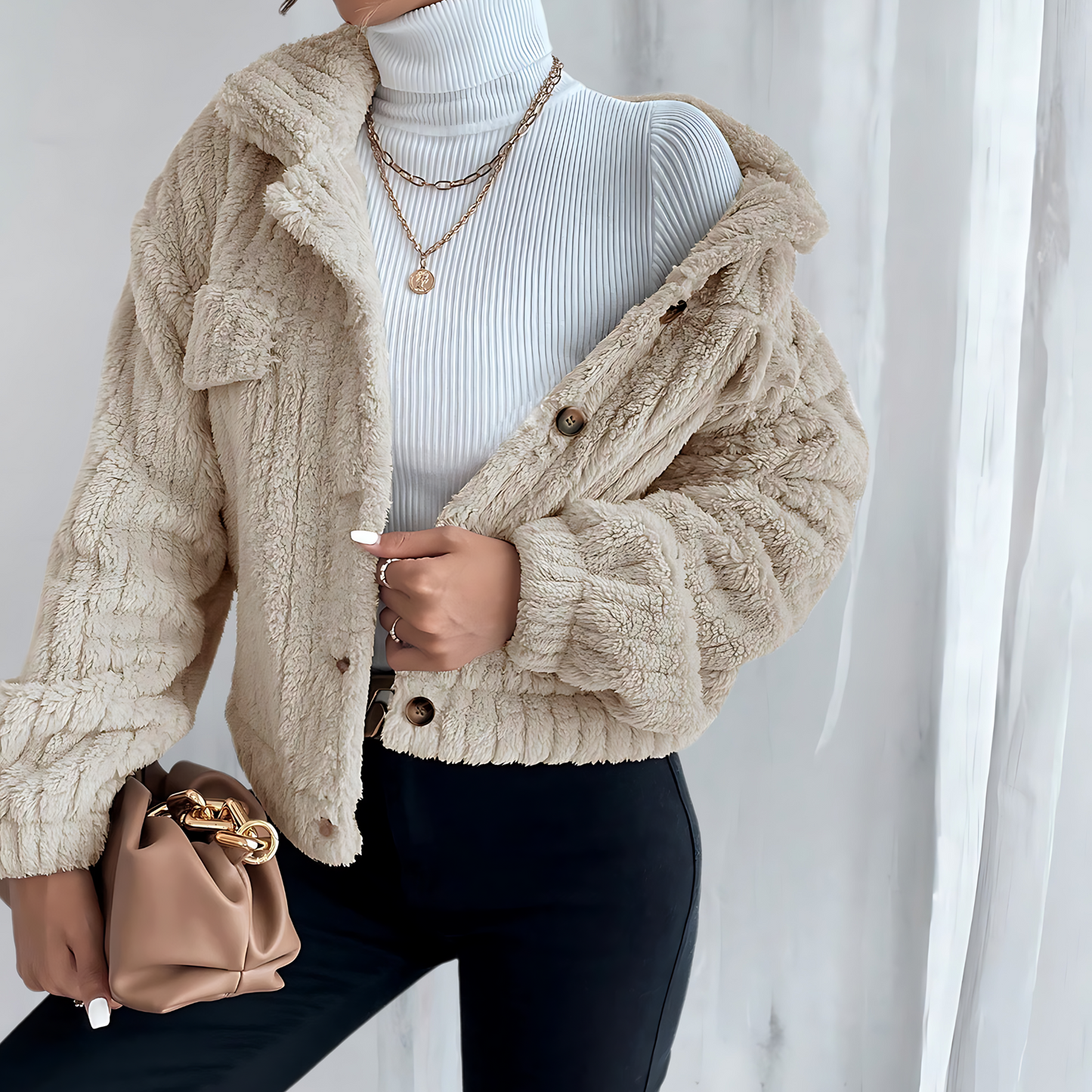 ModeGeist | Teddyjacke Weich und Gemütlich Perfekt für Wintertage