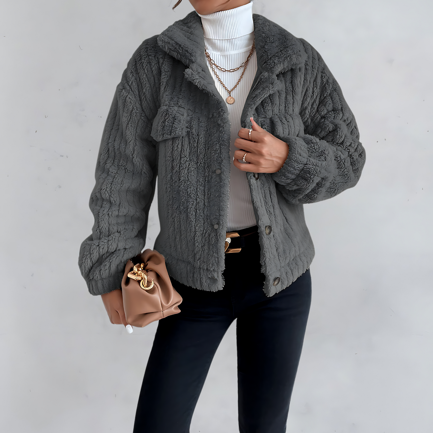 ModeGeist | Teddyjacke Weich und Gemütlich Perfekt für Wintertage