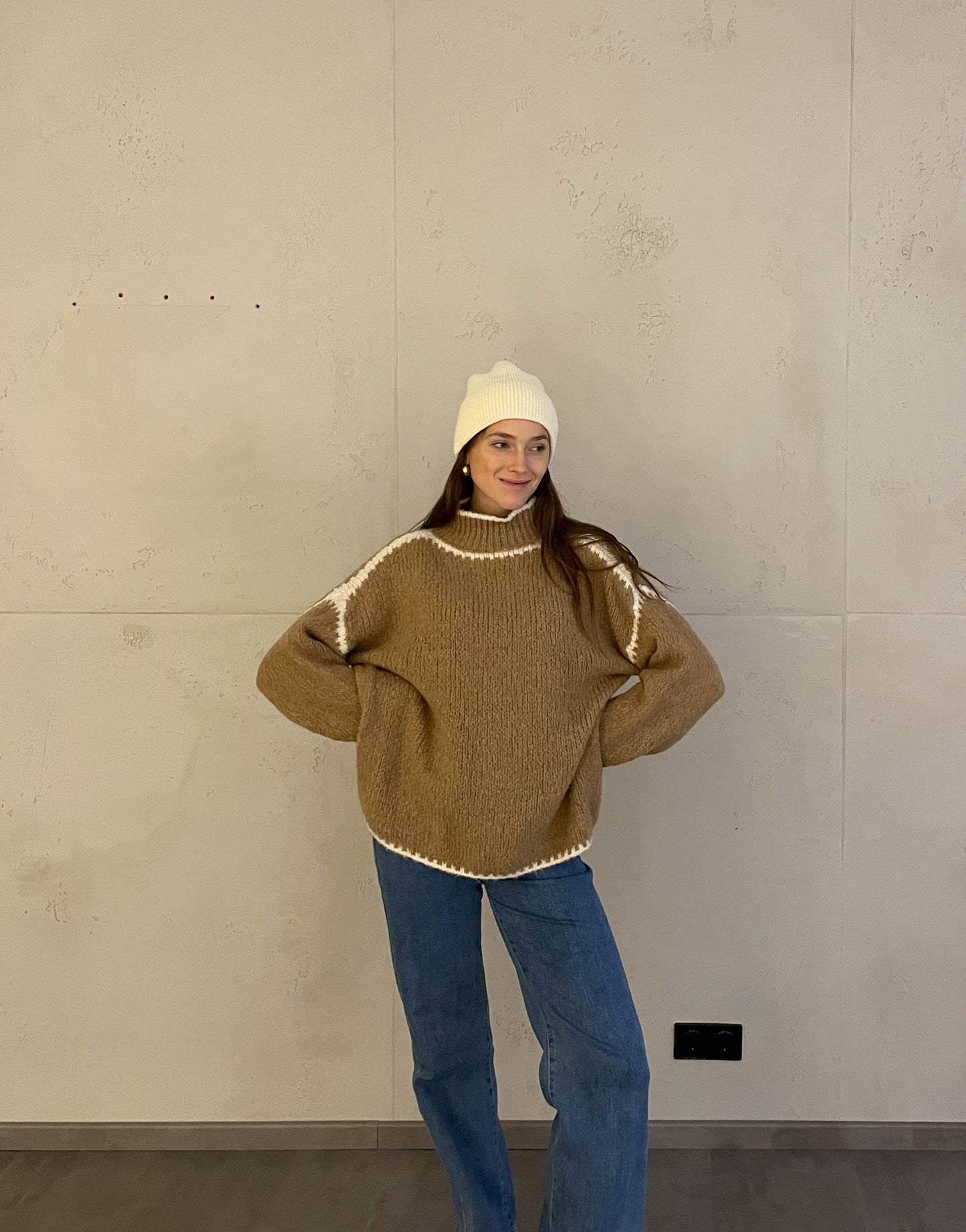 ModeGeist | Pullover mit Kontrastnähten - ModeGeist