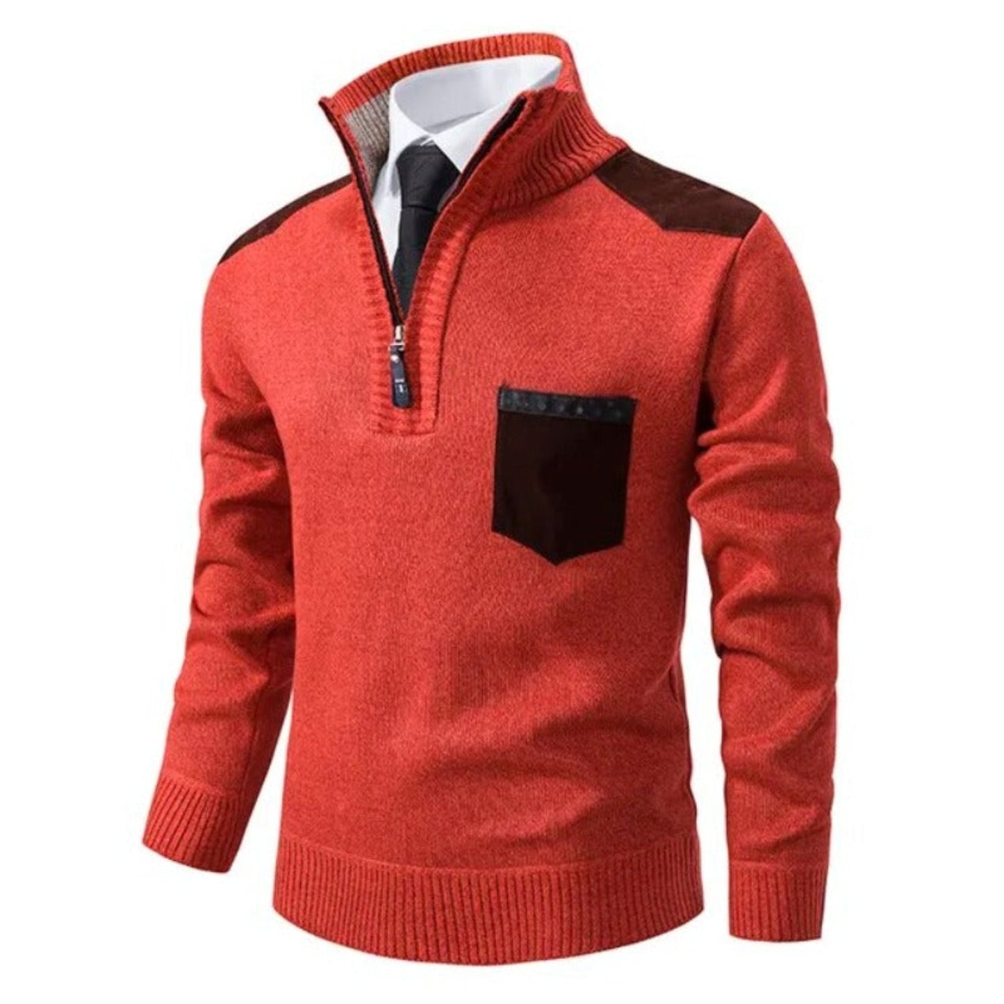 ModeGeist | Herren Halbzip Pullover
