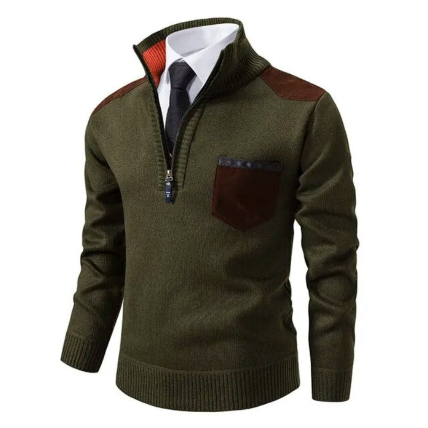 ModeGeist | Herren Halbzip Pullover