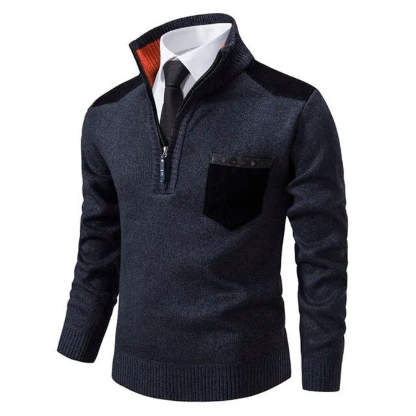 ModeGeist | Herren Halbzip Pullover