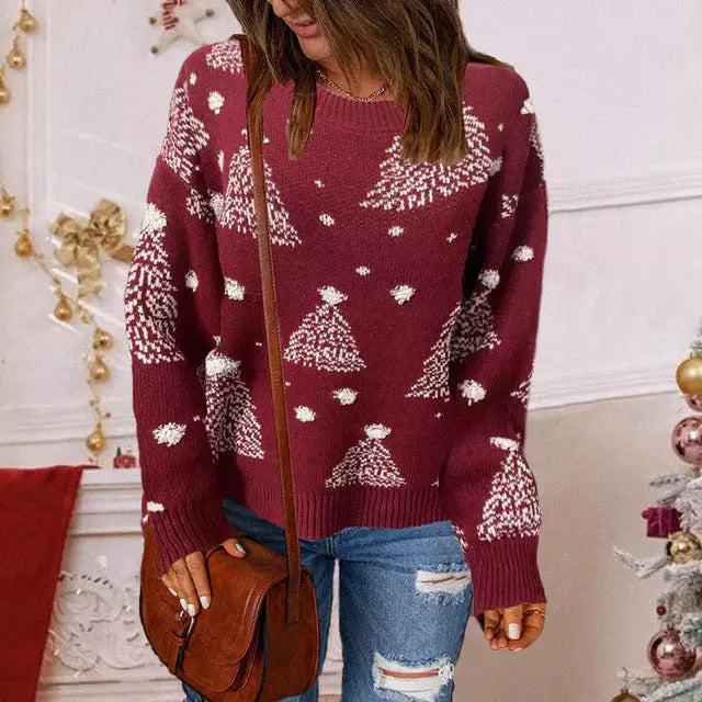 ModeGeist | Lässiger Strickpullover mit Lockerem Schnitt