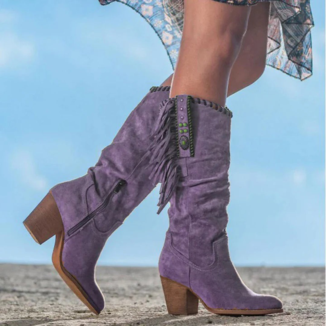 Boho-Chic Cowboy-Stiefel DELILAH