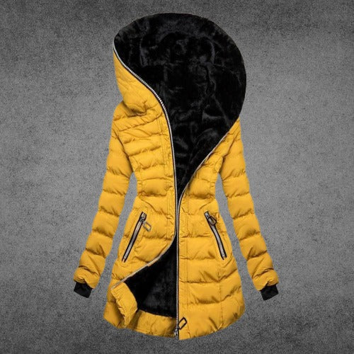 Warme, elegante Damen-Winterjacke