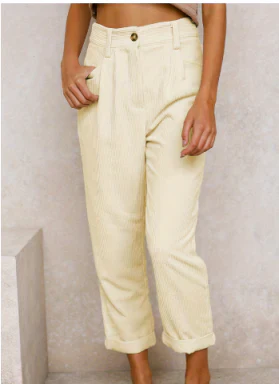 Damen-Cordhose Zulema: stilvoll und weich