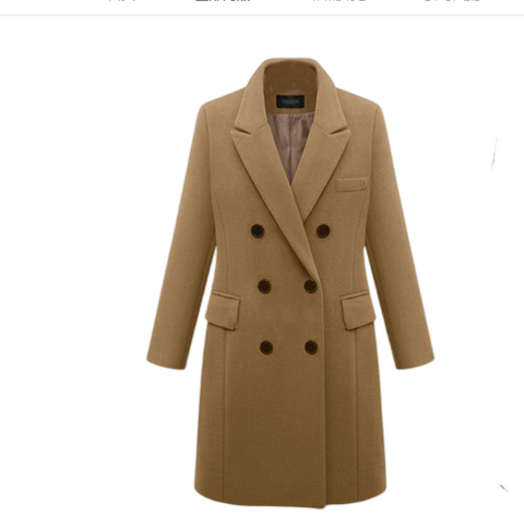 ModeGeist | Zillah Damen Stylischer Mantel Lang