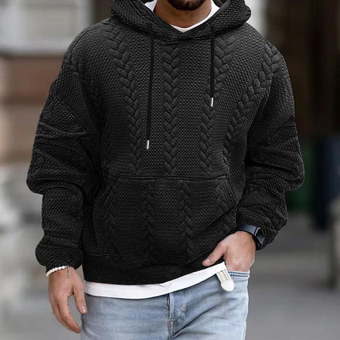 Angenehmer Herren-Kapuzenpullover für kalte Tage
