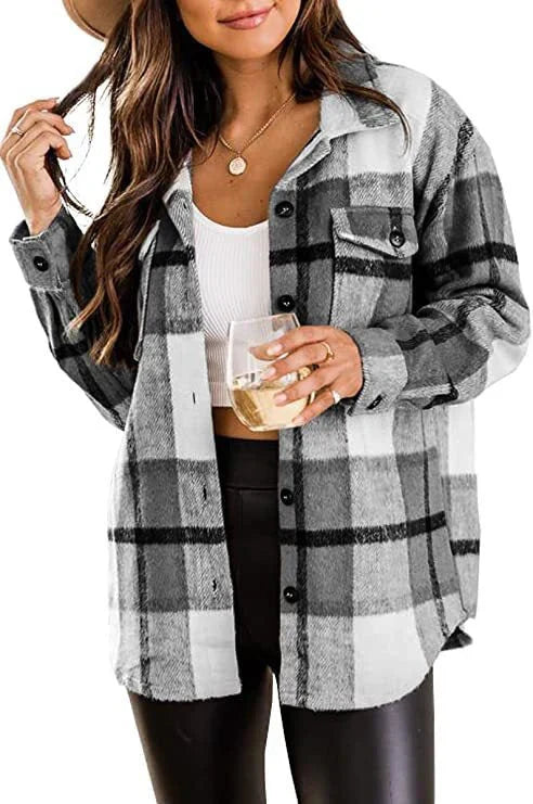 ModeGeist | Warme Damenjacke Langarm