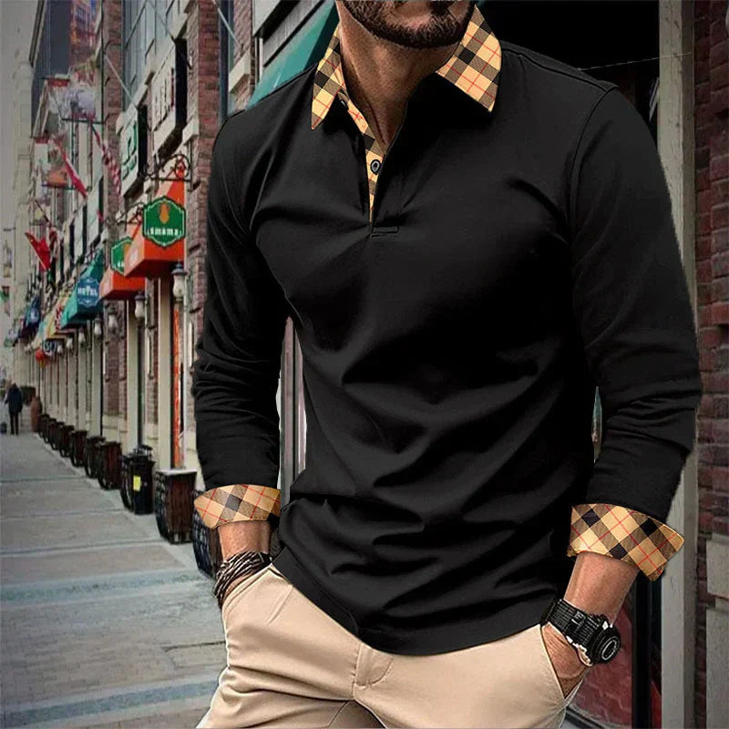 Poloshirt mit langen Ärmeln - Ray