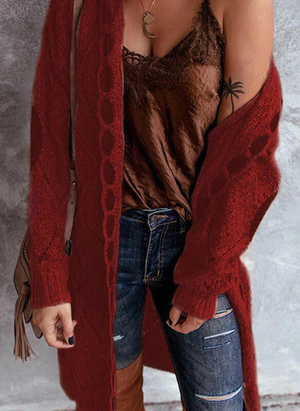ModeGeist | Strickjacke Lang & Stilvoll