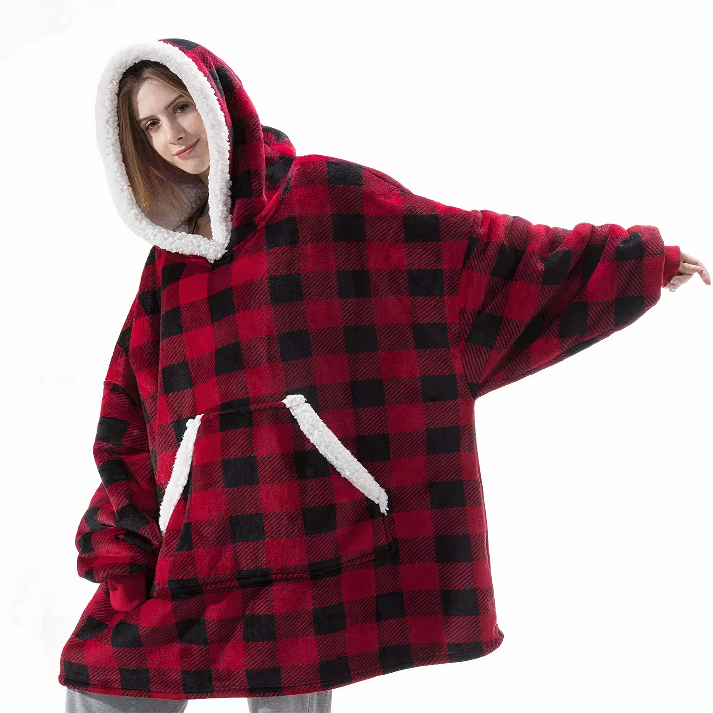 Hoodie-Decke zum Kuscheln – Regina