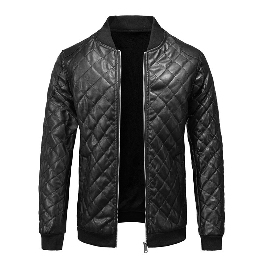 Herren Lederjacke im lässigen Stil