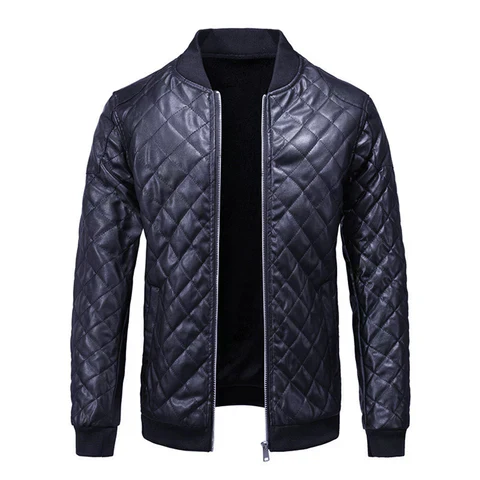 Herren Lederjacke im lässigen Stil