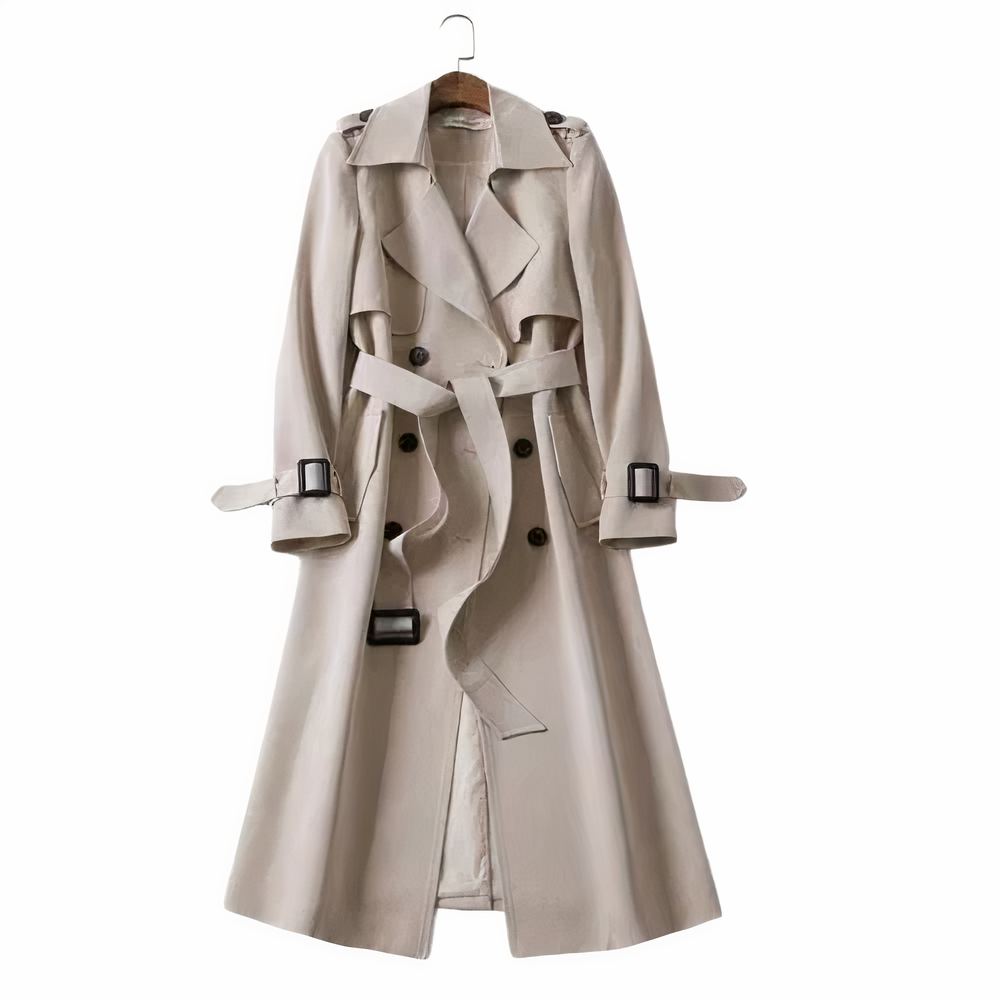 Rema Über-Knie-Trenchcoat
