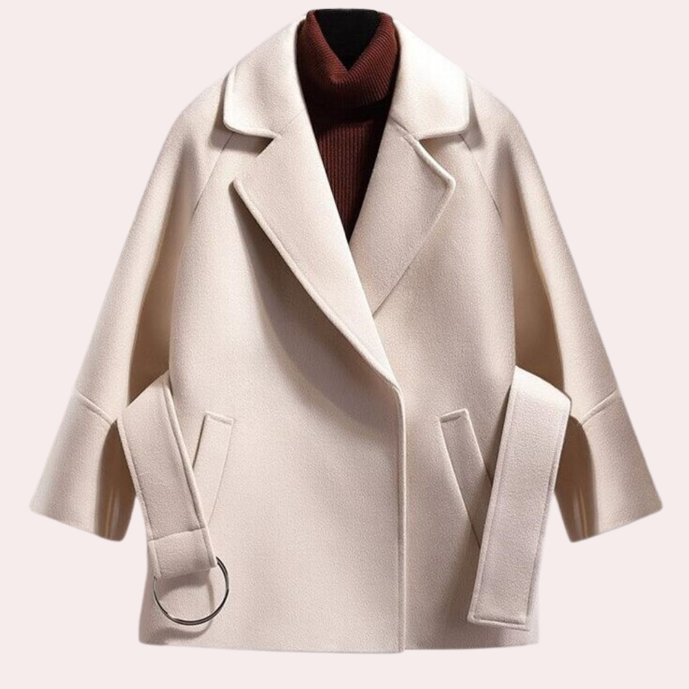 ModeGeist | Sophisticated Herbstgürtelmantel für Damen