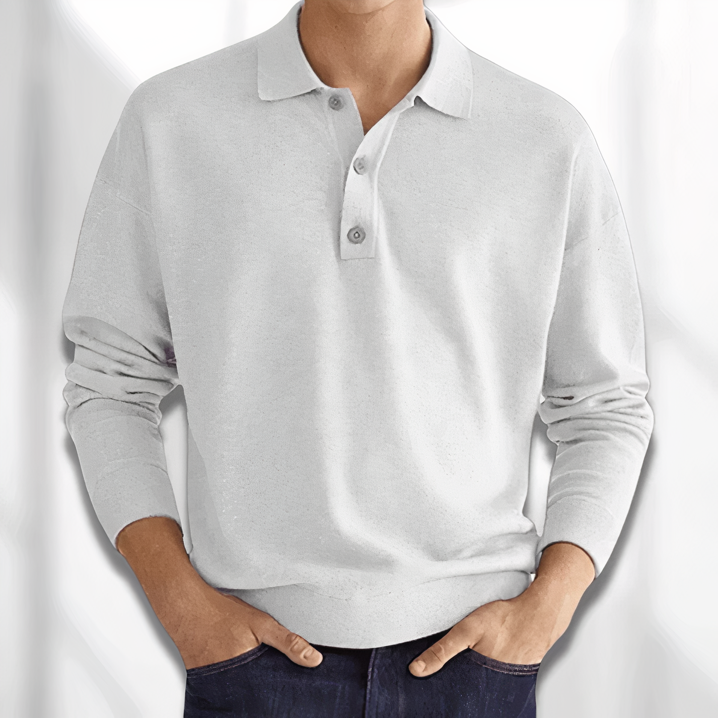 Roach Poloshirt mit langen Ärmeln