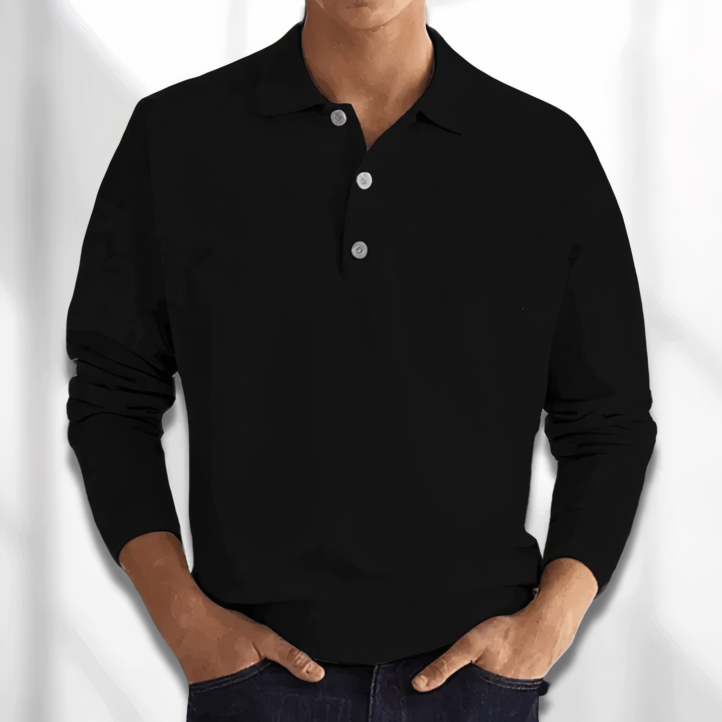 Roach Poloshirt mit langen Ärmeln