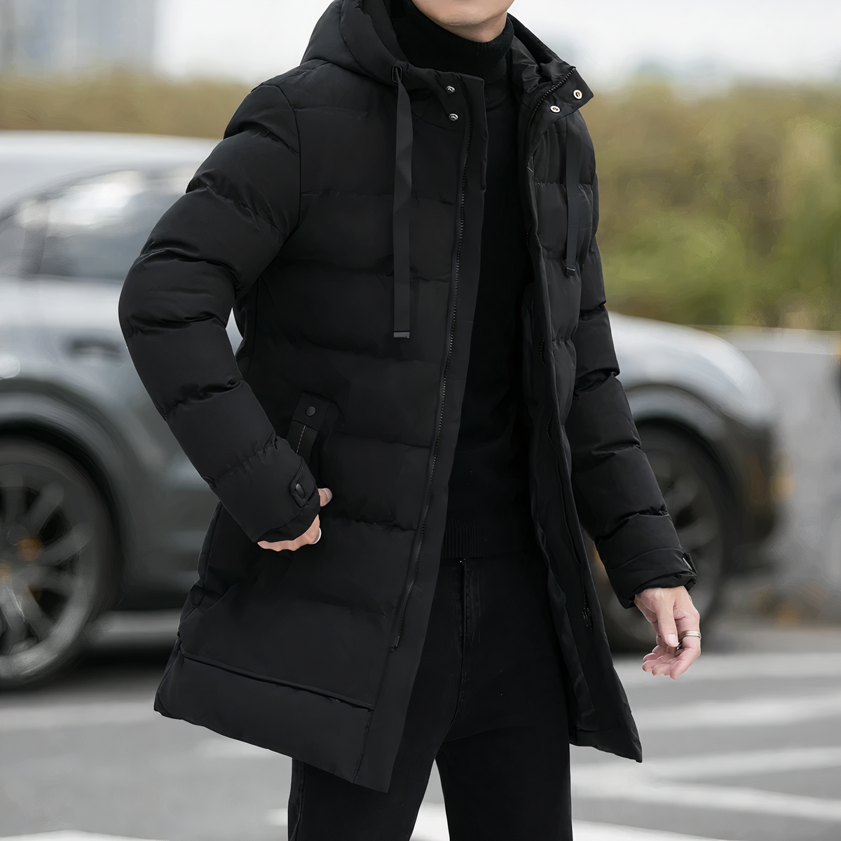 ModeGeist | Parka mit Kapuze für Herren