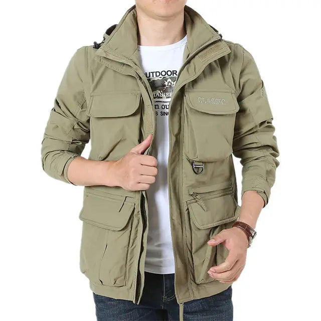 ModeGeist | Wasserdichte Herbstjacke für Männer