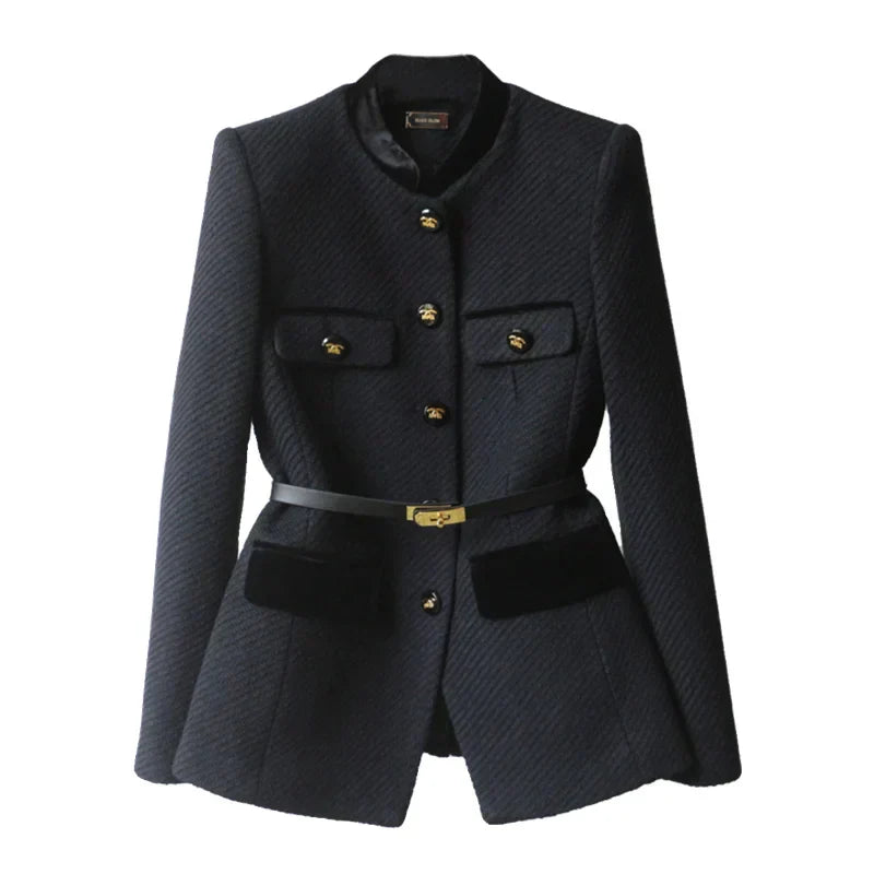 Klassischer, eleganter Damen-Wollmantel