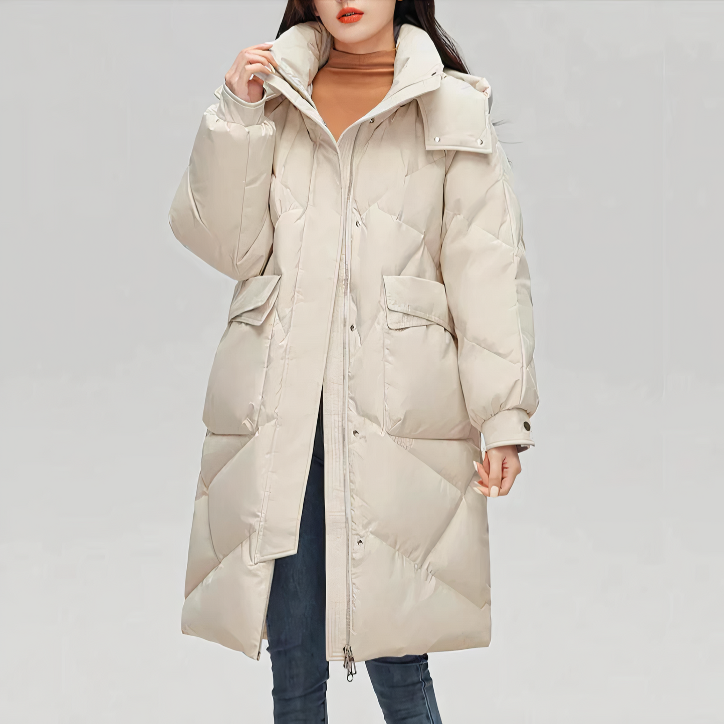 ModeGeist | Dicke und warme lange Jacke