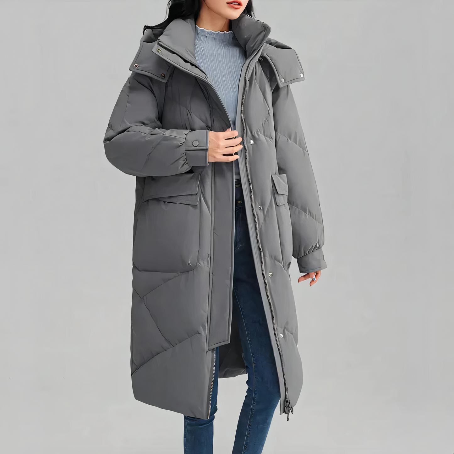 ModeGeist | Dicke und warme lange Jacke