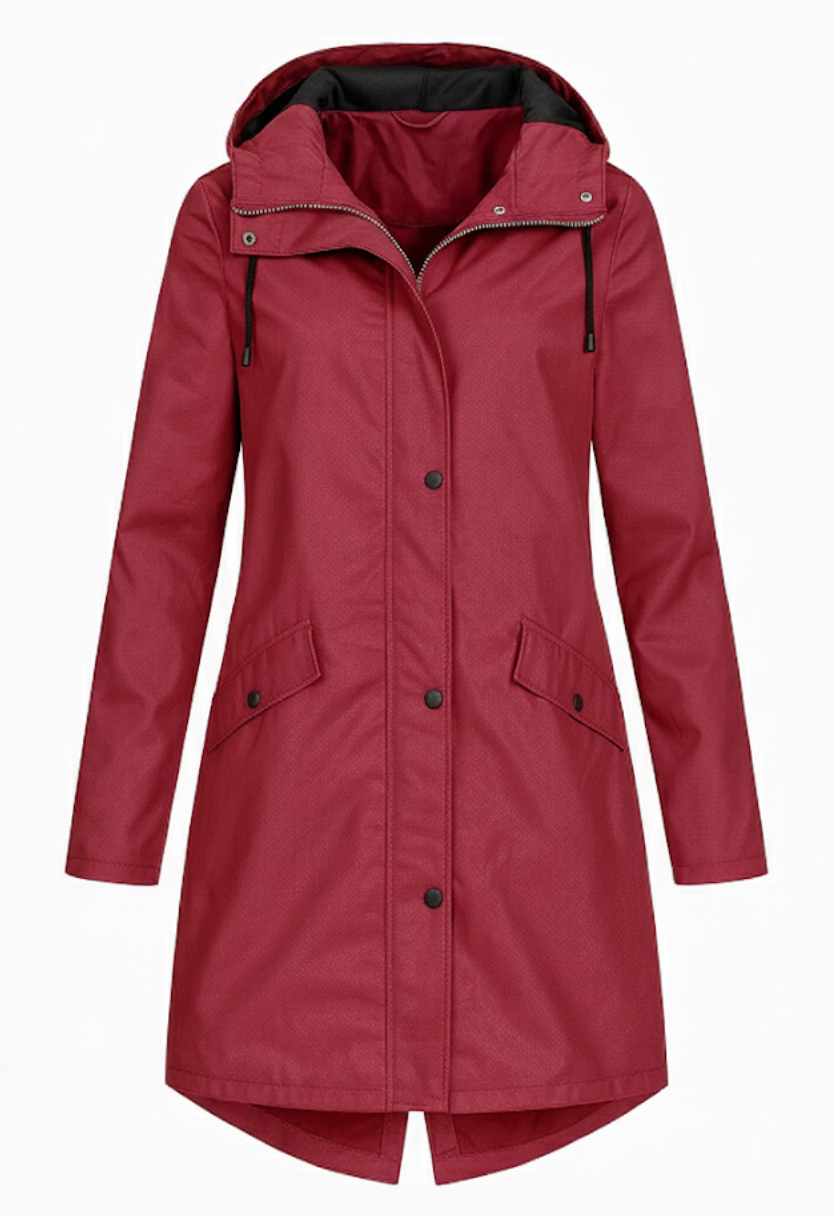 ModeGeist | Damen Herbst Winddichte Regenjacke