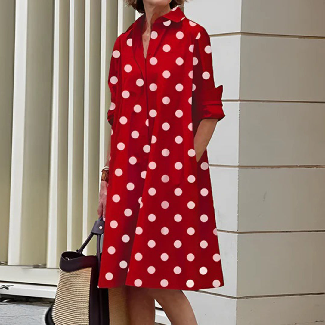 NOELLE - Stilvolles Hemdblusenkleid