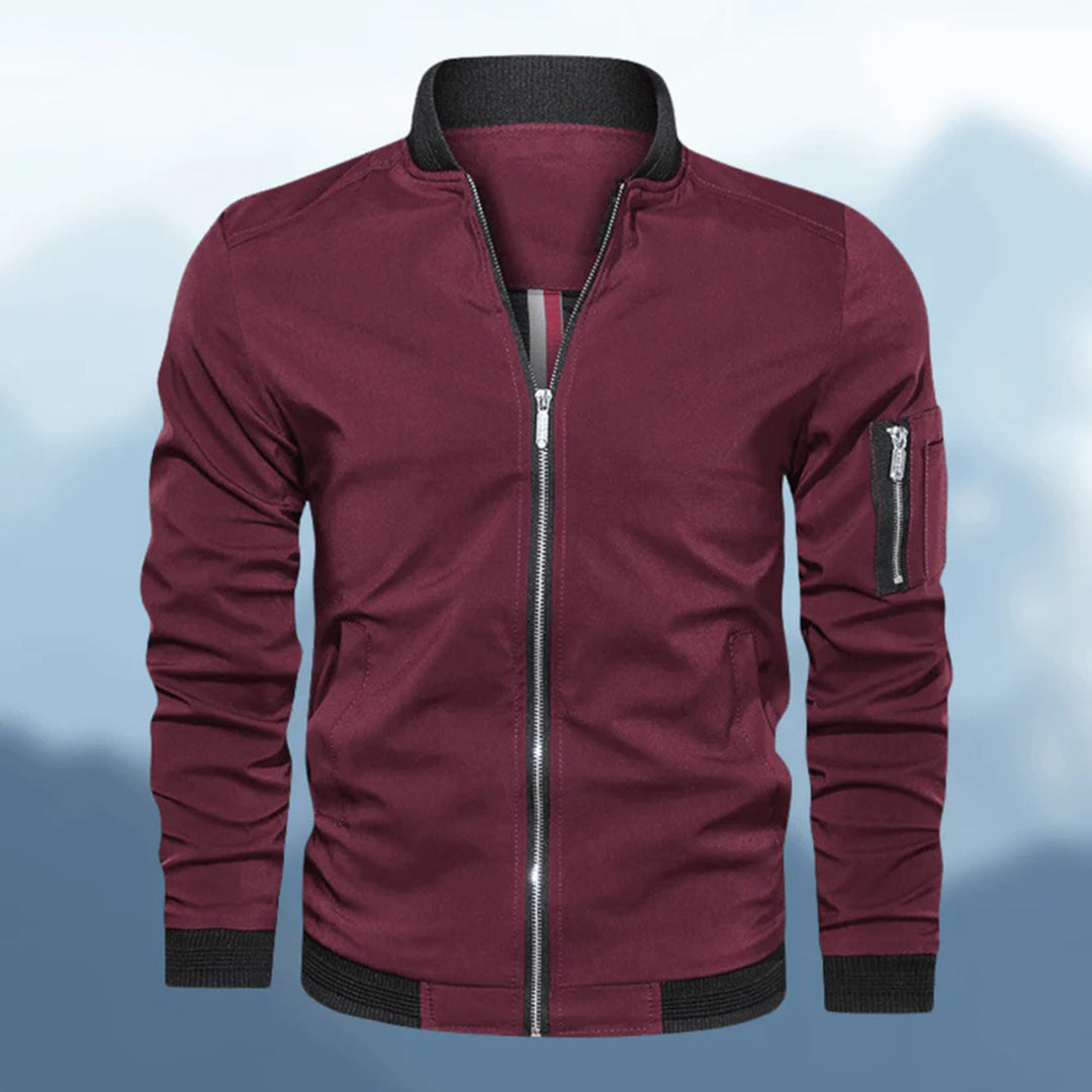 Männer Winter Bomberjacke, schlicht