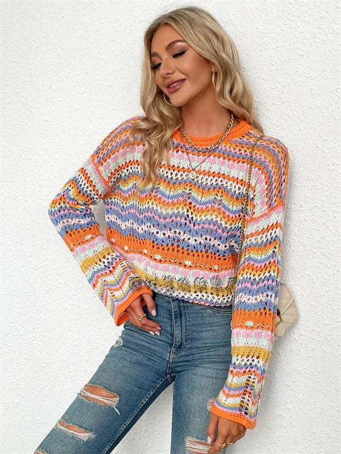 ModeGeist | Trendy Lose Strickpullover