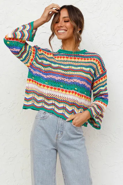 ModeGeist | Trendy Lose Strickpullover