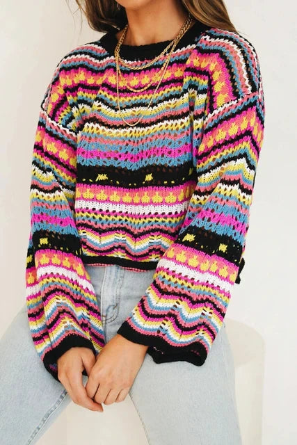 ModeGeist | Trendy Lose Strickpullover