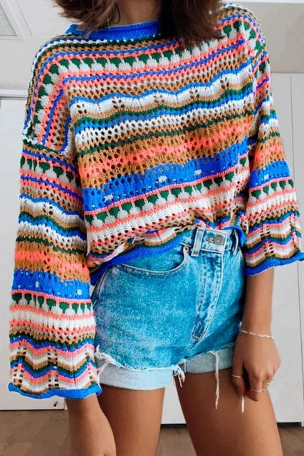 ModeGeist | Trendy Lose Strickpullover