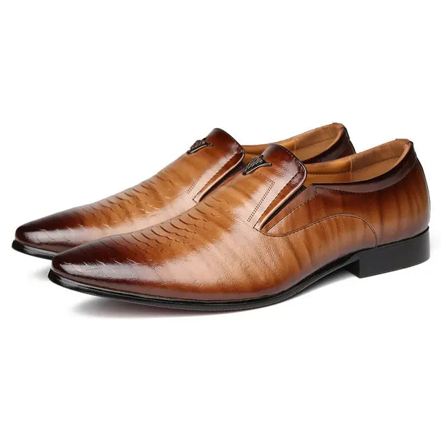 Retro Herren-Schuhe aus durchsichtigem Material