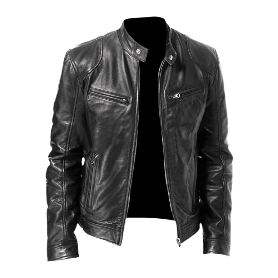 Hochwertige Herren Lederjacke aus echtem Leder von Wilhelm