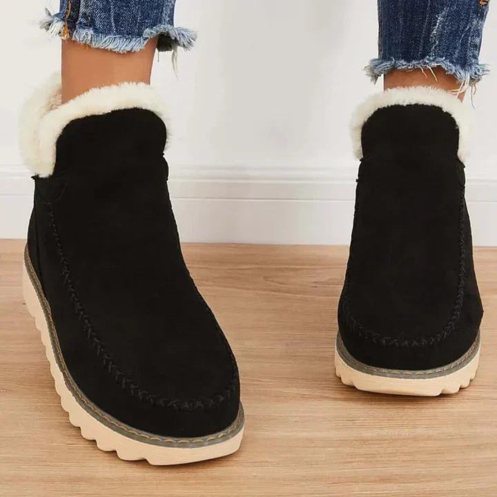 ModeGeist | Warme Retro Dicksohlige Schneestiefel