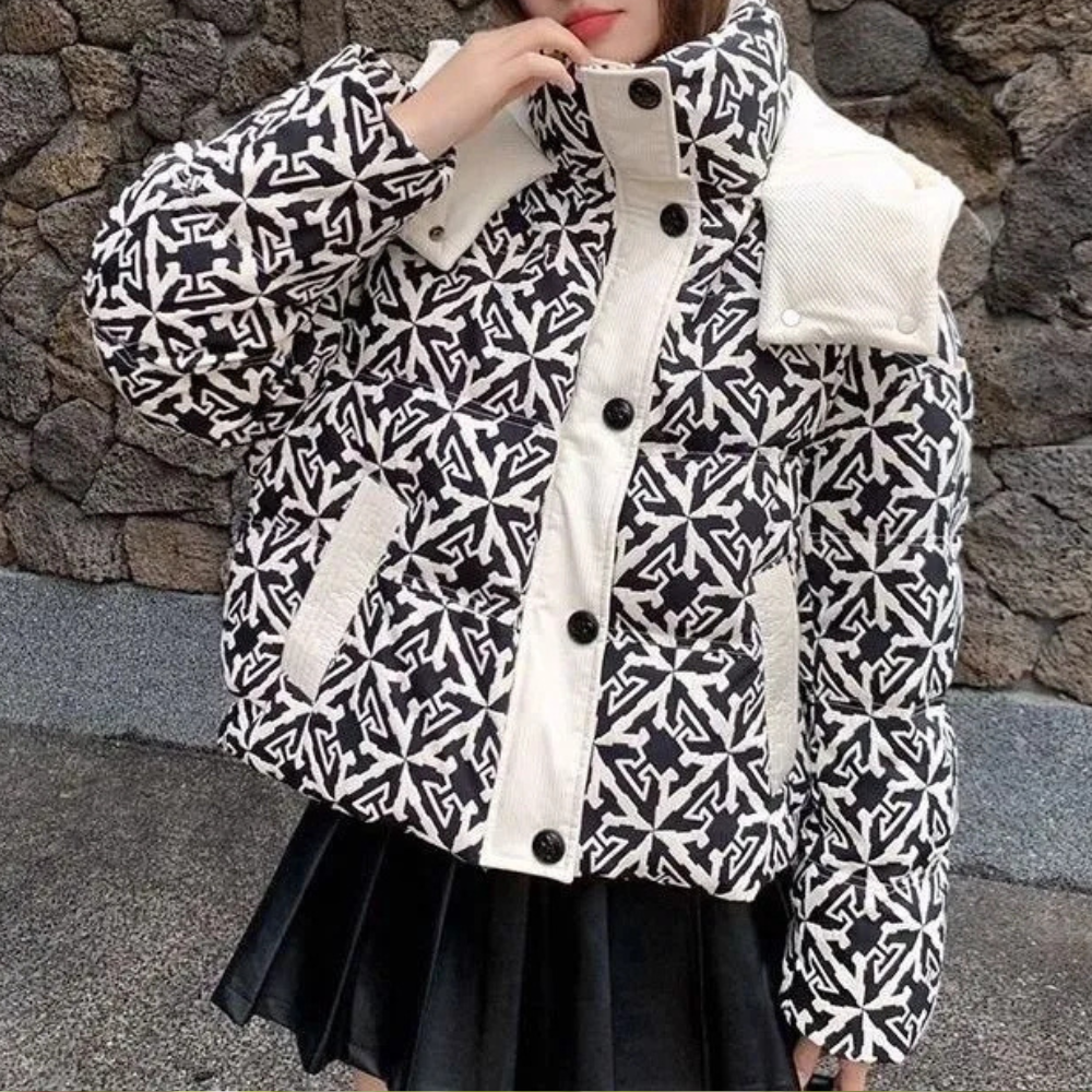 ModeGeist | Winterbereite Moderne Pufferjacke für Frauen