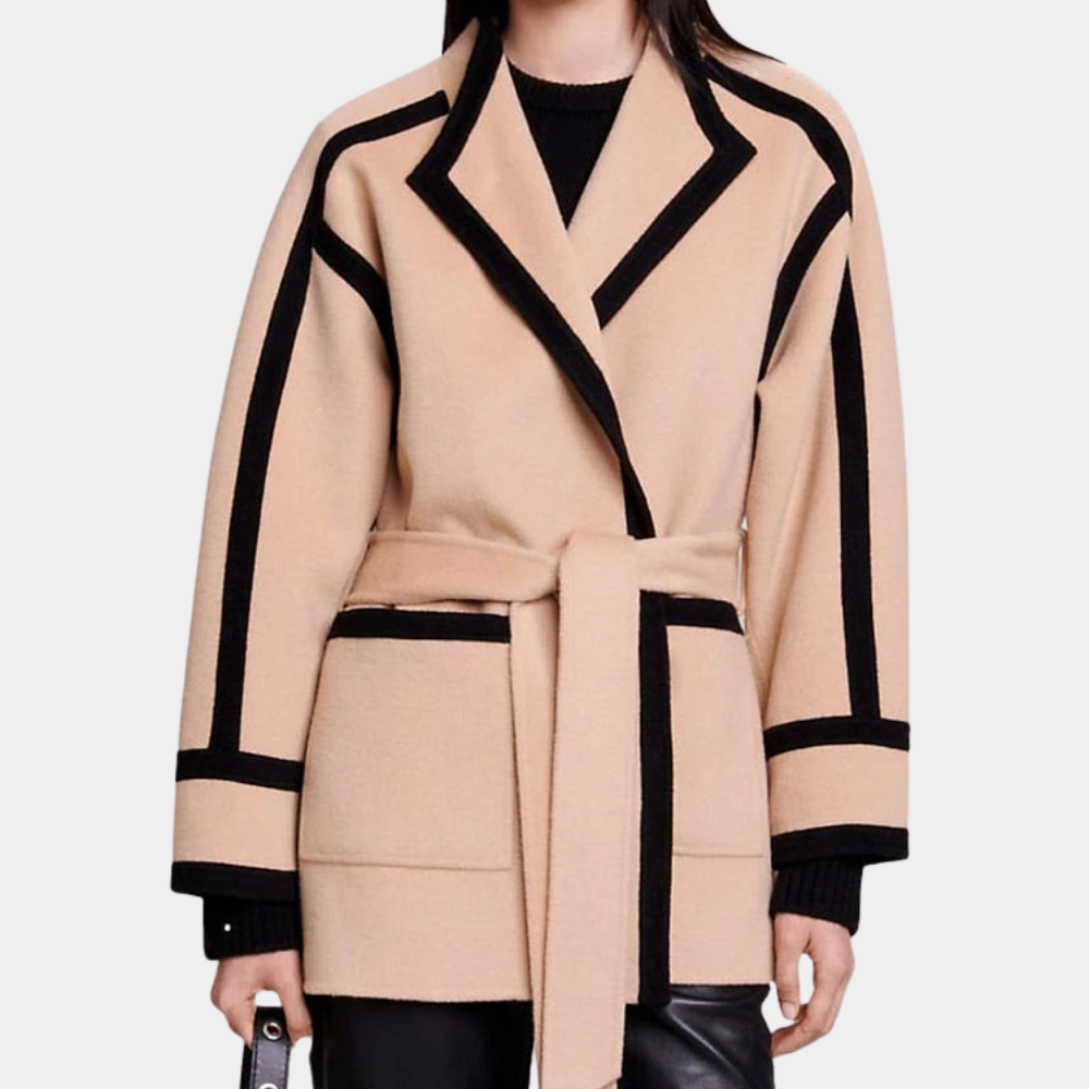 ModeGeist | Klassischer Herbstgürtelmantel für Damen