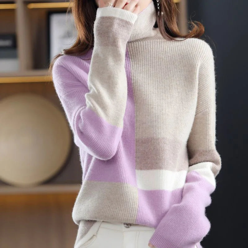 ModeGeist | Eleganter farbiger Pullover