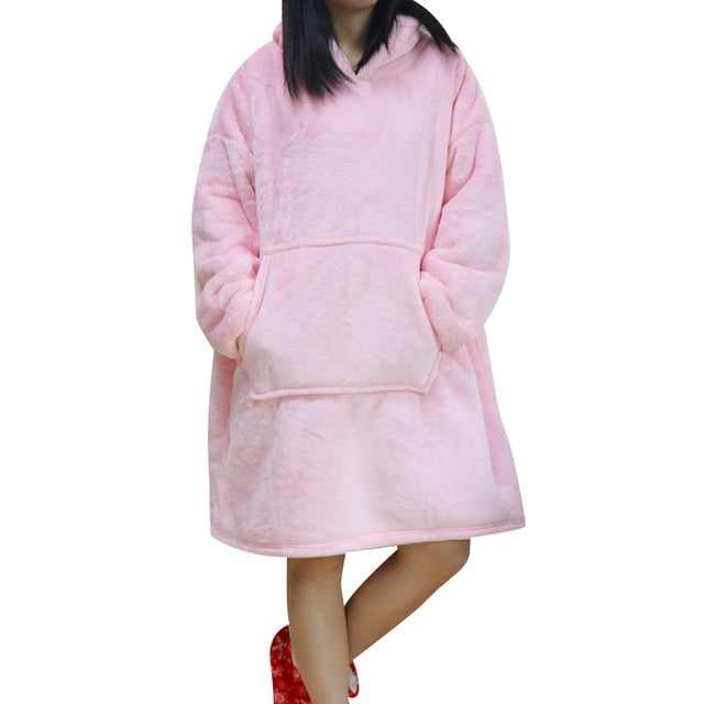 ModeGeist | Weiches Kapuzenpullover-decke Polyester Bequem und Warm
