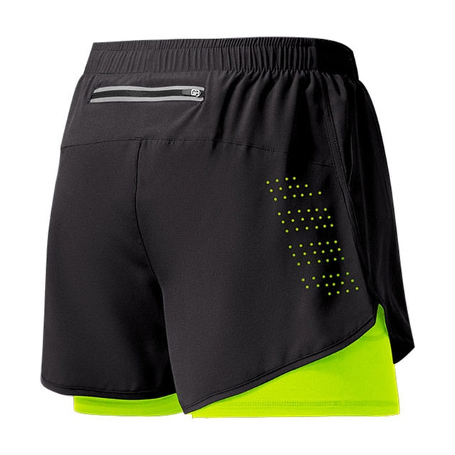 Laufshorts für Herren mit Reißverschluss und schneller Trocknung