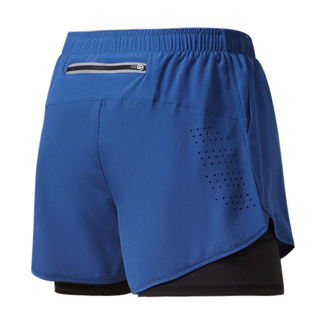 Laufshorts für Herren mit Reißverschluss und schneller Trocknung