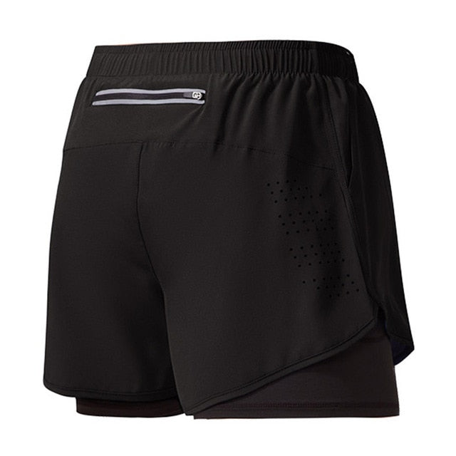 Laufshorts für Herren mit Reißverschluss und schneller Trocknung