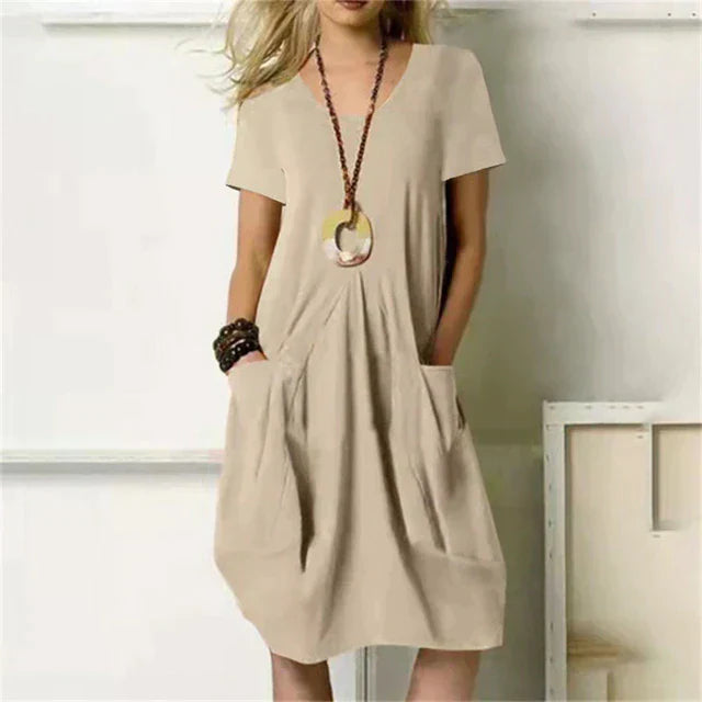 Kurzärmliges Freizeitkleid von Lea