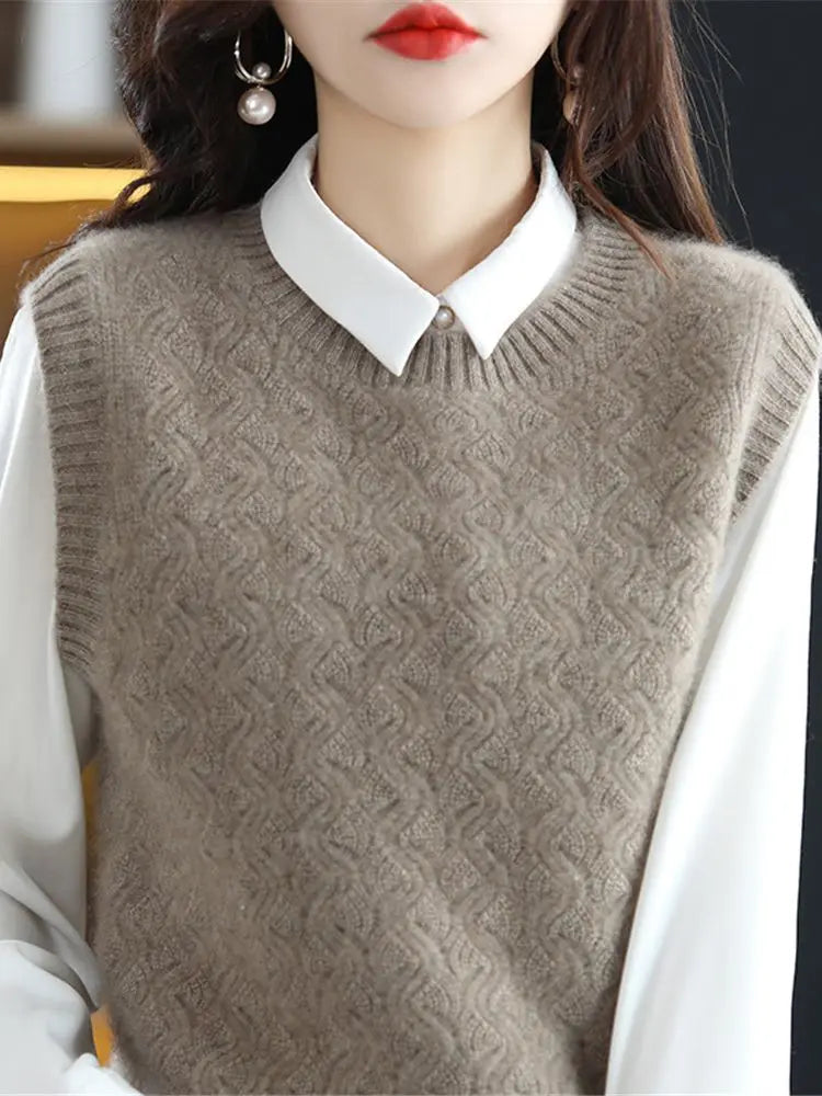 Dinas zeitloser, stilvoller Winterpullover